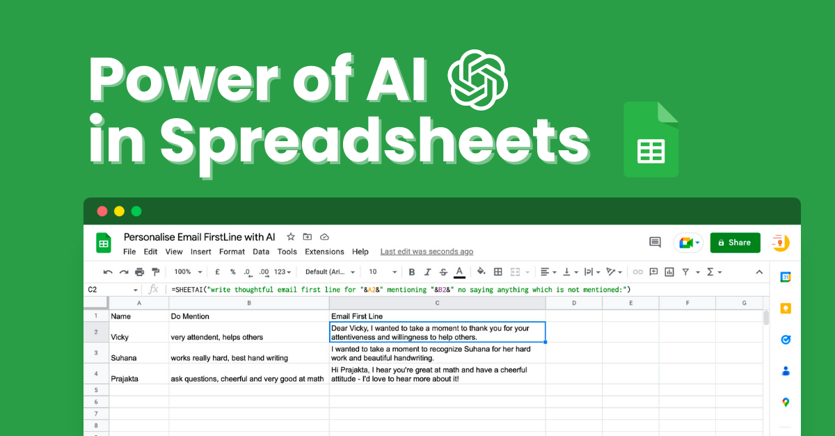 SheetAI App | Unlock AI Power in Your Google Sheets.